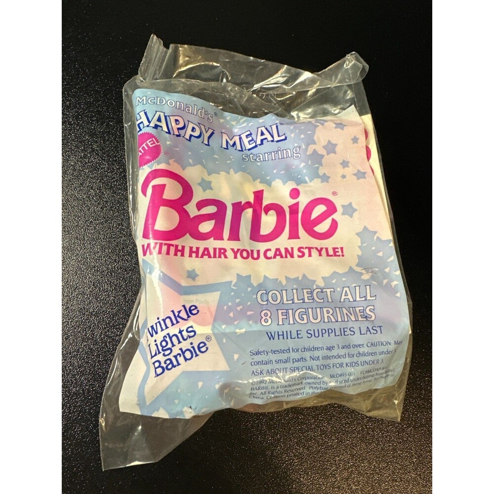 1993 McDonald’s Twinkle Lights Barbie –‎ Sealed Vintage Happy Meal Toy